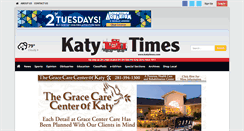 Desktop Screenshot of katytimes.com